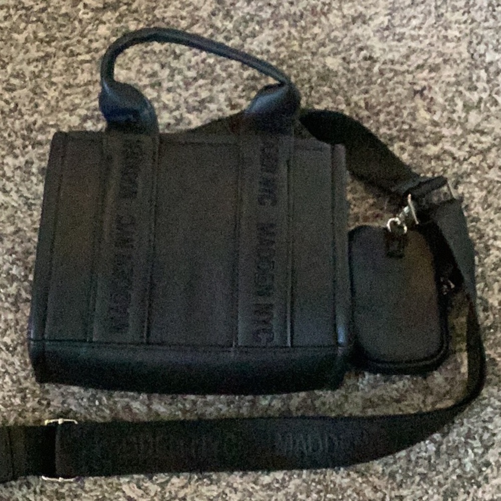 Madden NYC Black Handbag with Strap - Picture 2 of 8